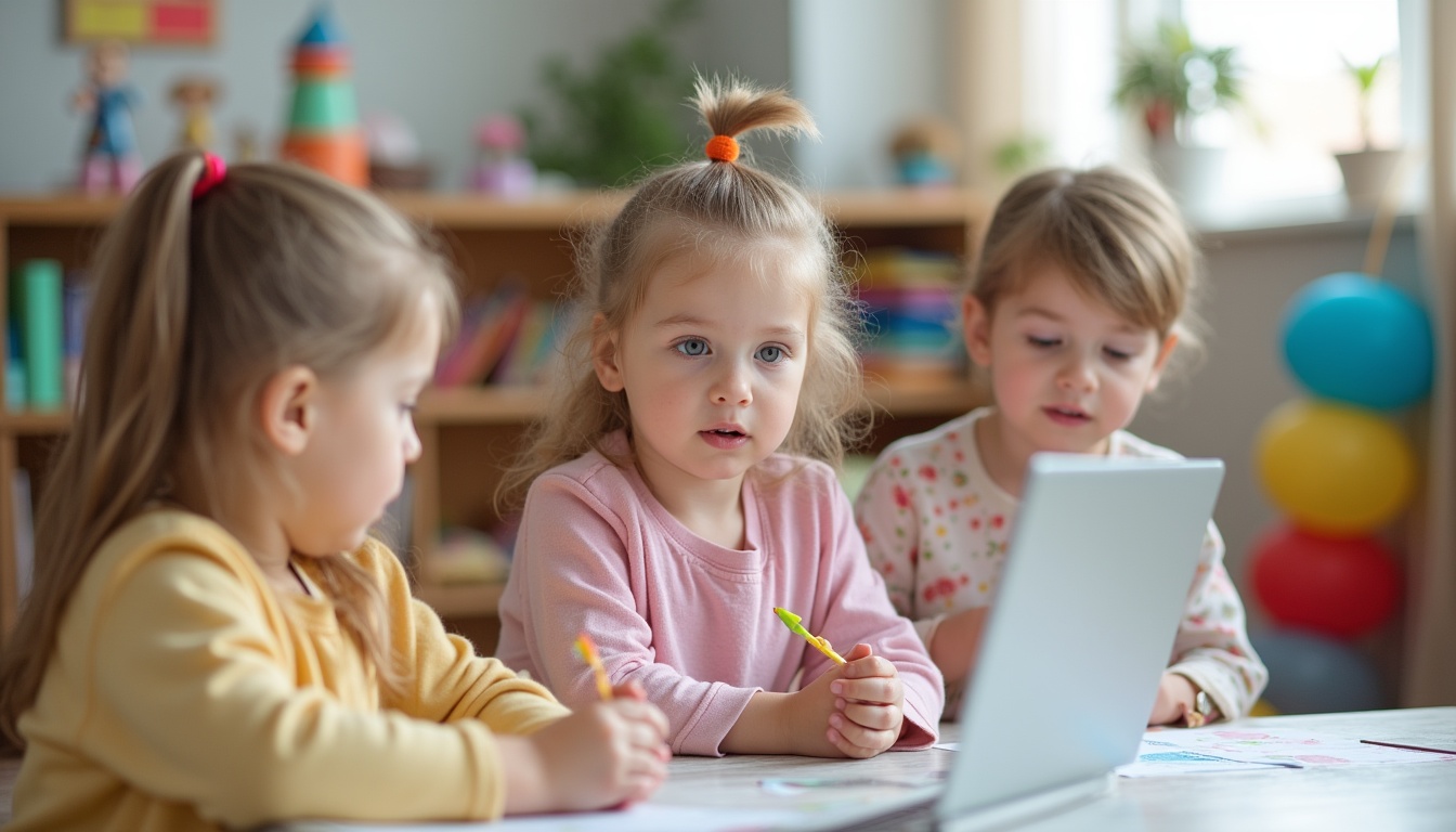 Imagine cu copii veseli la o gradinita privata din Ploiesti, jucându-se într-un mediu stimulant și sigur.